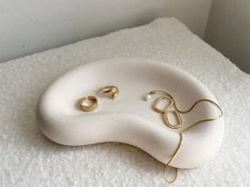 Molde silicona bandeja media luna redondeada